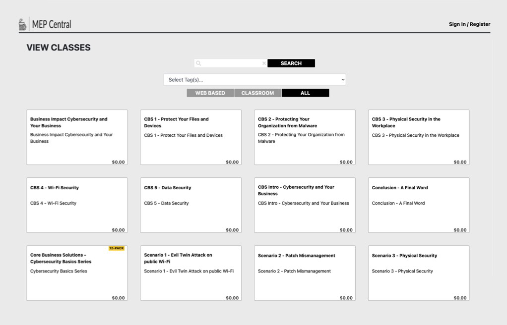 LMS platform classes